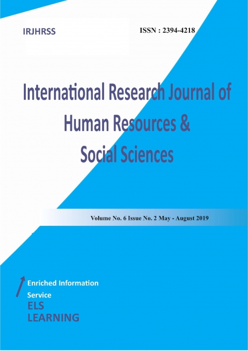 International Research Journal Of Human Resources And Social Sciences 